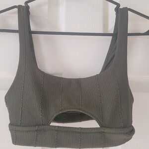 Aerie Forest Green Swimsuit Top